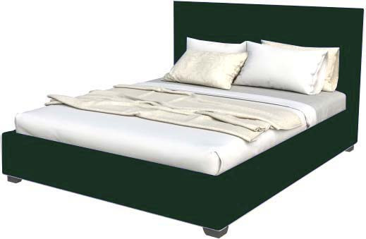 Изображение товара Двуспальная кровать Elmax Альба 180x200 с ПМ Газ-лифт Континентальная рама (Glory 14)