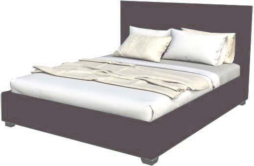 Изображение товара Двуспальная кровать Elmax Альба 140x200 с ПМ Газ-лифт Континентальная рама (Glory 17)