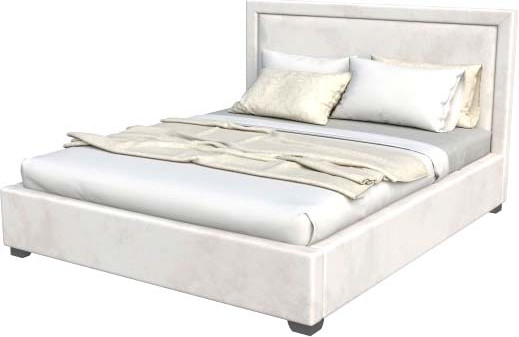 Изображение товара Двуспальная кровать Elmax Альба 140x200 с ПМ Газ-лифт Континентальная рама (Glory 01)