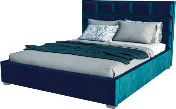 Изображение товара Двуспальная кровать Elmax Барлетта 200x200 с ПМ Газ-лифт Континентальная рама (Glory 15)