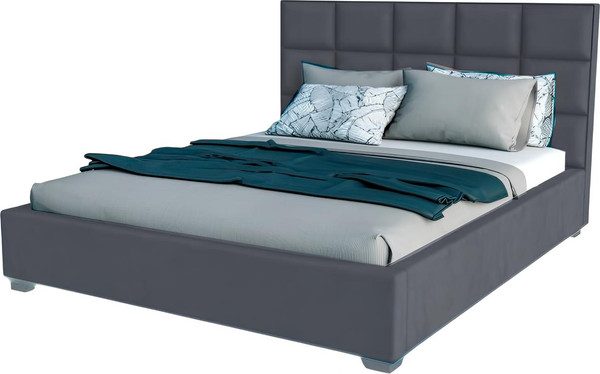 Изображение товара Двуспальная кровать Elmax Барлетта 140x200 с ПМ Газ-лифт Континентальная рама (Glory 19)