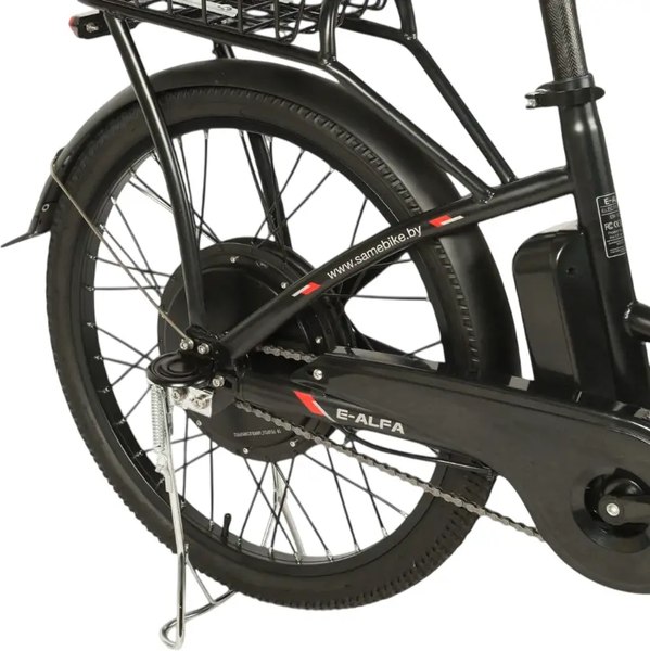 Изображение товара Электровелосипед Samebike Е-Alfa New со стальной рамой SB-E-ALFA350-36/10 (черный)