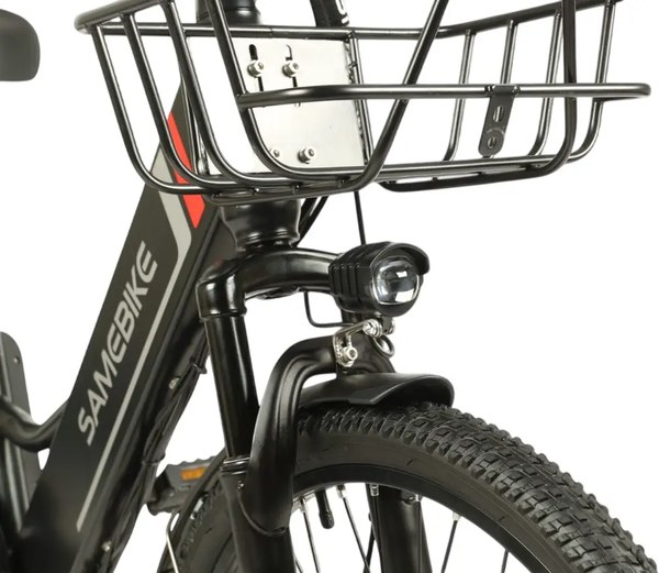Изображение товара Электровелосипед Samebike Е-Alfa New со стальной рамой SB-E-ALFA350-36/10 (черный)