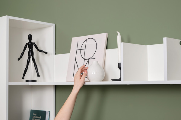 Изображение товара Полка Mobi Эйр 16.490 (белый PE шагрень)