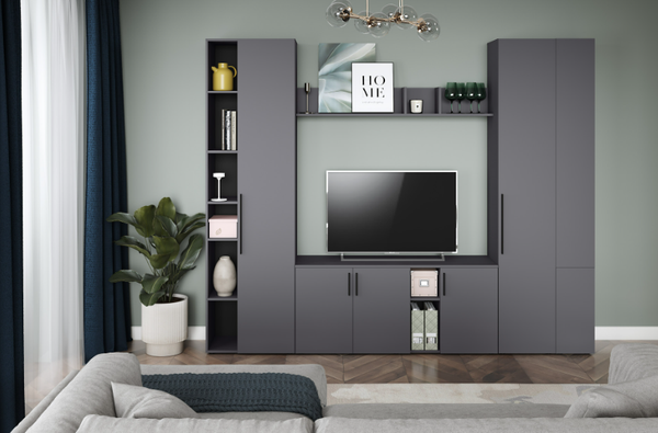 Изображение товара Шкаф Mobi Эйр 16.324.02 (серый графит 0162 РЕ)