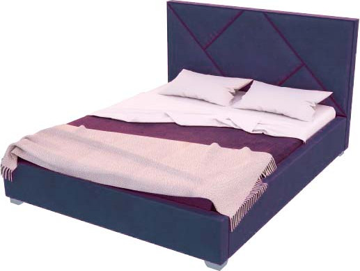 Изображение товара Двуспальная кровать Elmax Лигурия 120x200 с ПМ Газ-лифт Континентальная рама (Glory 15)