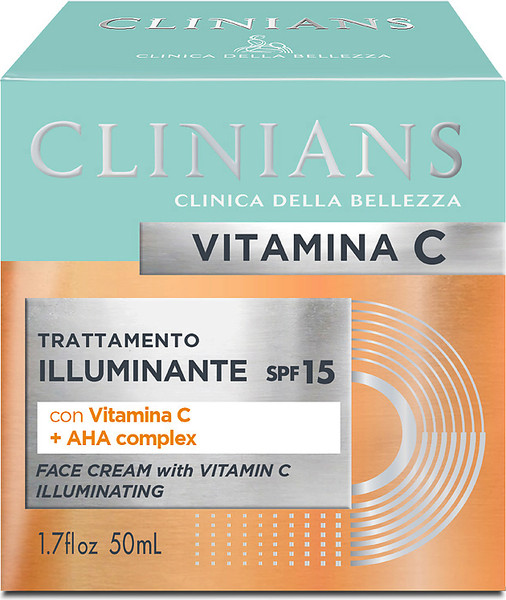 Изображение товара Крем для лица Clinians Витамин С + АНА Complex SPF15 (50мл)