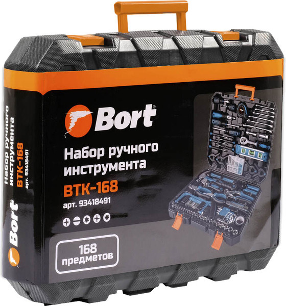 Изображение товара Универсальный набор инструментов Bort BTK-168 (93418491)