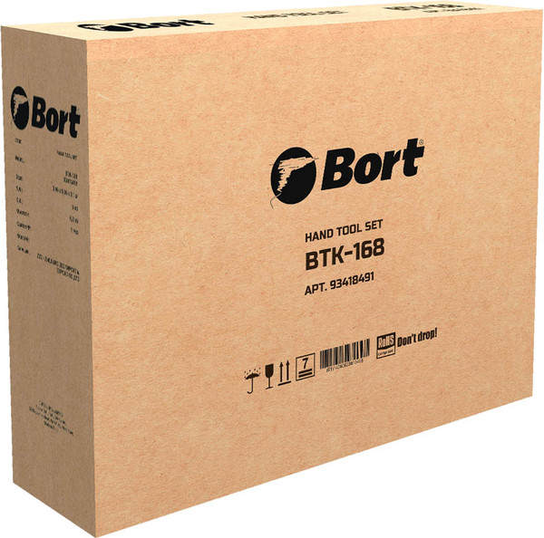 Изображение товара Универсальный набор инструментов Bort BTK-168 (93418491)