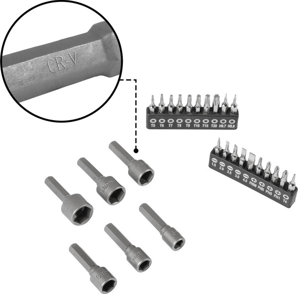Изображение товара Универсальный набор инструментов Bort BTK-114 (93418538)