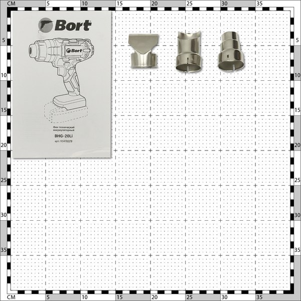 Изображение товара Строительный фен Bort BHG-20Li (93418378)