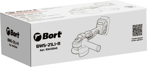 Изображение товара Угловая шлифовальная машина Bort BWS-21Li-R (93413540)