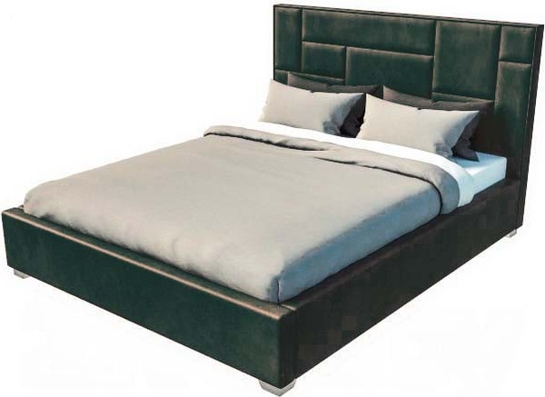 Изображение товара Полуторная кровать Elmax Неаполь 140x200 с ПМ Газ-лифт Континентальная рама (Glory 14)