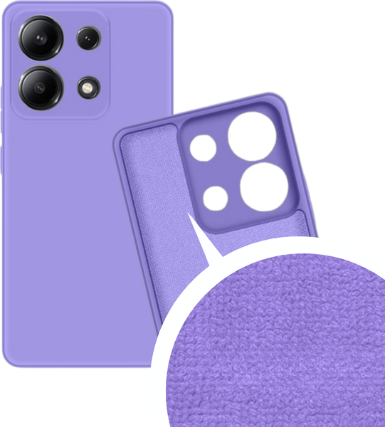 Изображение товара Чехол-накладка Bingo Liquid TPU для Redmi Note 13 4G (фиолетовый)