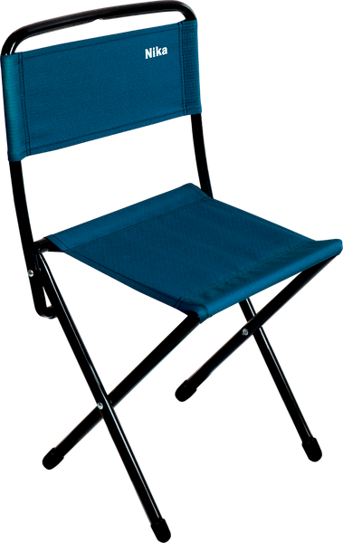 Изображение товара Стул складной Ника Походный со спинкой ДС2/ТС (темно-синий)