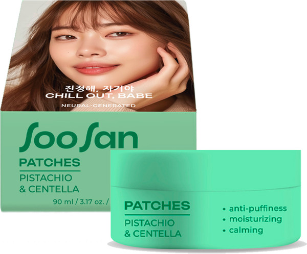 Изображение товара Патчи под глаза Soosan Patches with Pistachio & Centella (84г)