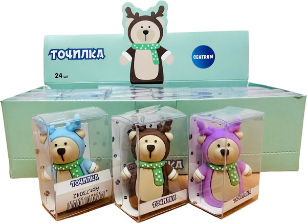 Изображение товара Точилка Centrum Мишка / 73042