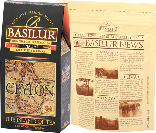 Изображение товара Чай листовой Basilur Чайный остров Цейлон (100г)