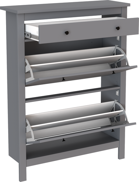 Изображение товара Тумба для обуви Mio Tesoro Сага 92x122 (серый)