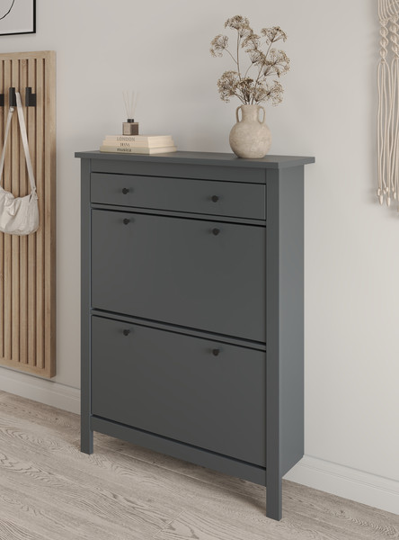 Изображение товара Тумба для обуви Mio Tesoro Сага 92x122 (серый)