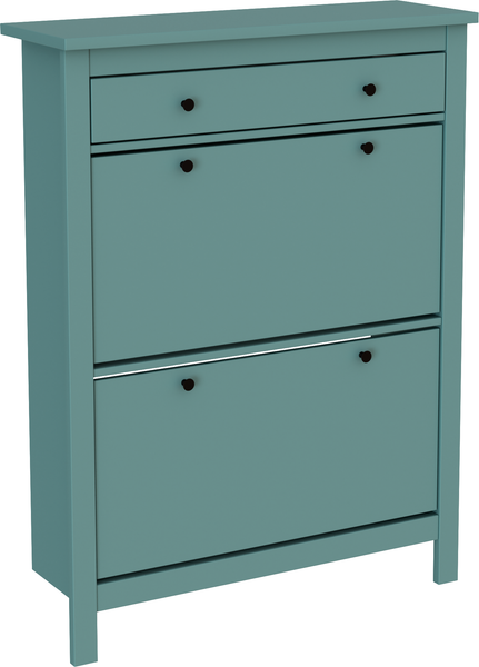 Изображение товара Тумба для обуви Mio Tesoro Сага 92x122 (темно-бирюзовый)