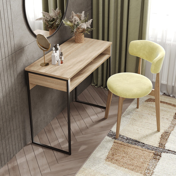 Изображение товара Консольный столик Soma СПМ-4-METAL (дуб сонома/черный)