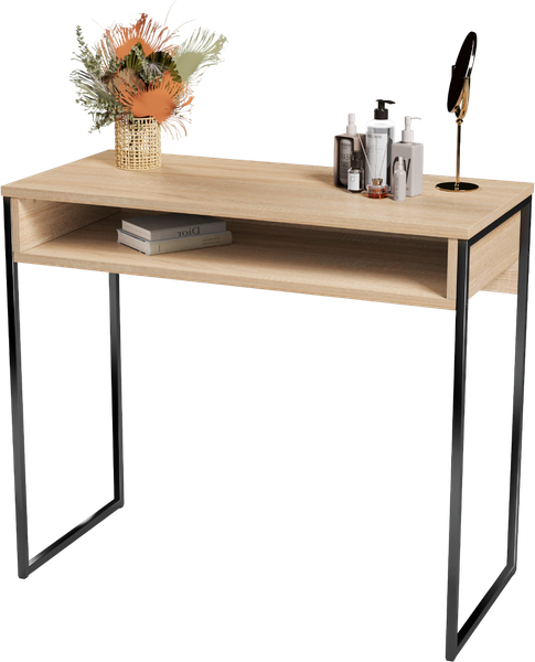 Изображение товара Консольный столик Soma СПМ-4-METAL (дуб сонома/черный)