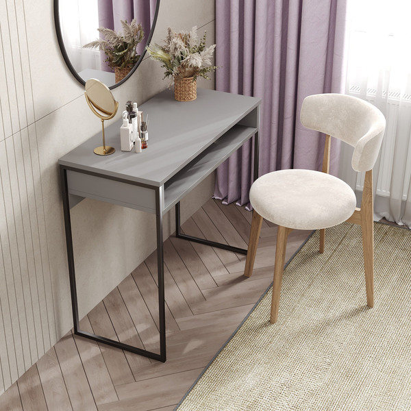 Изображение товара Консольный столик Soma СПМ-4-METAL (серый/черный)