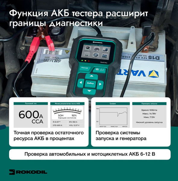 Изображение товара Автосканер Rokodil ScanX Max