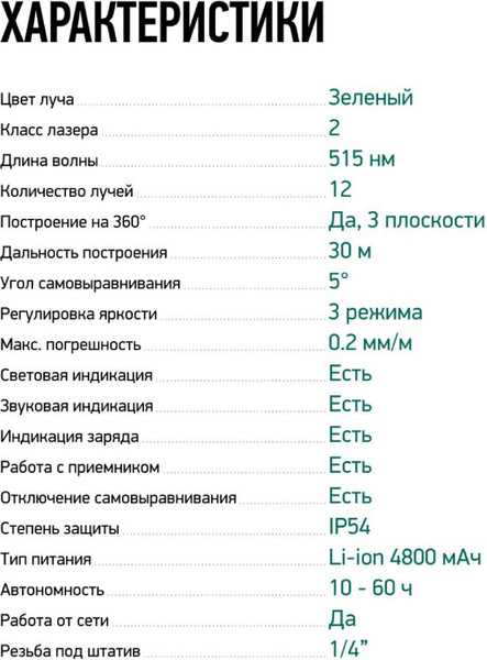 Изображение товара Лазерный уровень Rokodil Ray Air