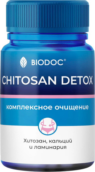 Изображение товара Комплексная пищевая добавка Biodoc Chitosan Detox (120 капсул)