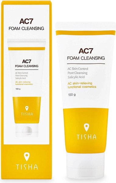 Изображение товара Пенка для умывания Tisha для глубокого очищения против прыщей (100г)