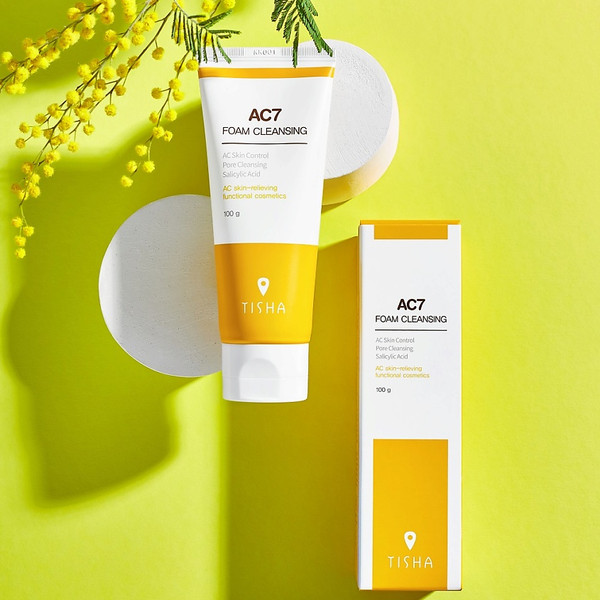 Изображение товара Пенка для умывания Tisha для глубокого очищения против прыщей (100г)