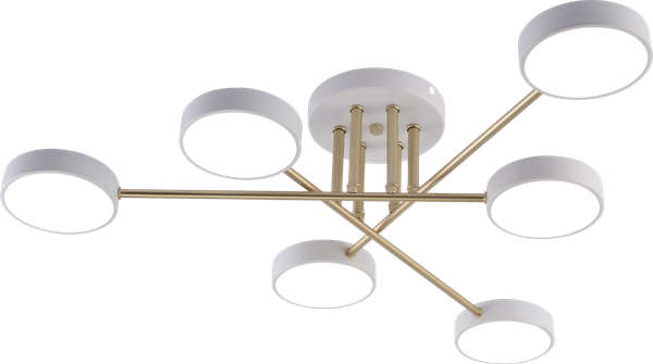 Изображение товара Потолочный светильник Mirastyle MH-3258/6 WH+GOLD