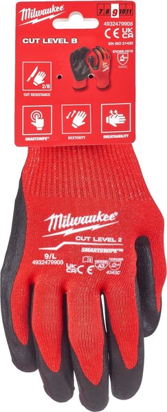 Изображение товара Перчатки защитные Milwaukee Cut Level 2/B 7/S (4932479906)