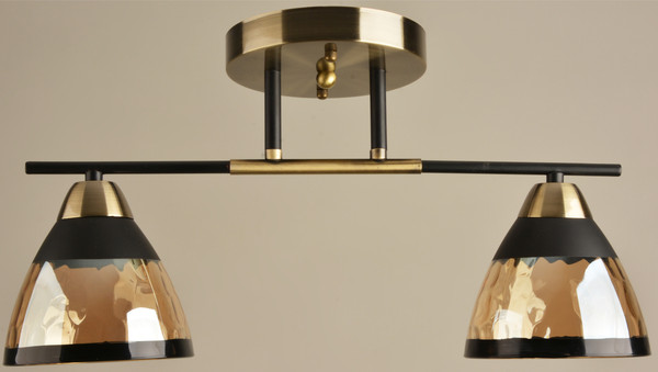 Изображение товара Потолочный светильник Mirastyle BL-7767/2 AB+BK