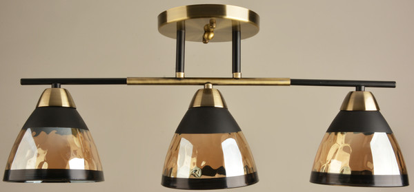 Изображение товара Потолочный светильник Mirastyle BL-7767/3 AB+BK