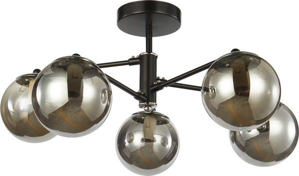 Изображение товара Потолочный светильник Mirastyle WX-70280/5 BK+CR