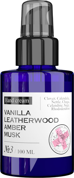 Изображение товара Крем для рук Maniac Gourmet Парфюмированный №3 Ваниль, кожа, амбра, мускус (100мл)