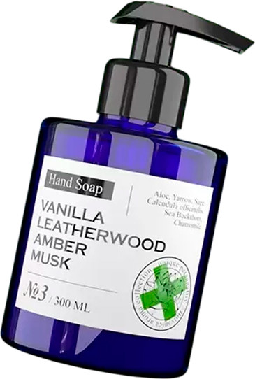 Изображение товара Мыло жидкое Maniac Gourmet Парфюмированный №3 Ваниль, кожа, амбра, мускус (300мл)