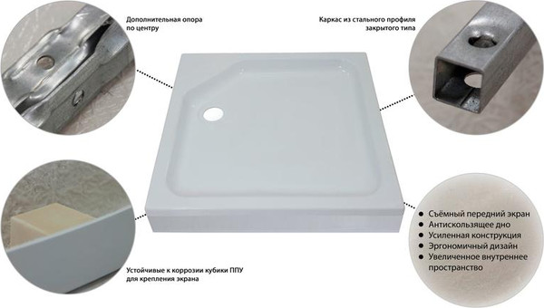 Изображение товара Душевой уголок Aquabath AB-04F-900-2170