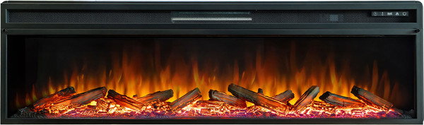 Изображение товара Каминокомплект Смолком Geneva V60 Vision 60 LOG LED (кашемир/черный)