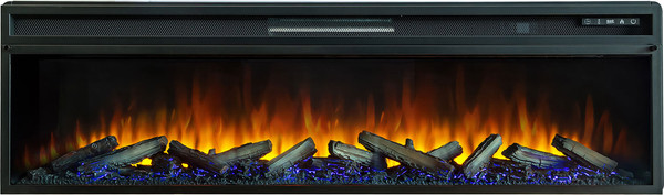 Изображение товара Каминокомплект Смолком Geneva V60 Vision 60 LOG LED (кашемир/черный)