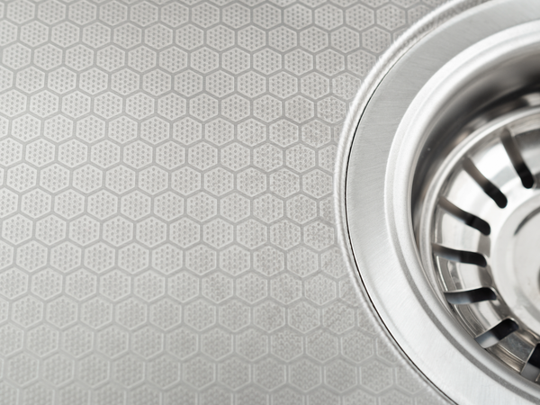 Изображение товара Мойка кухонная Futur FK 5550 Eco Embossing Pop-up Roll plus (сатин)