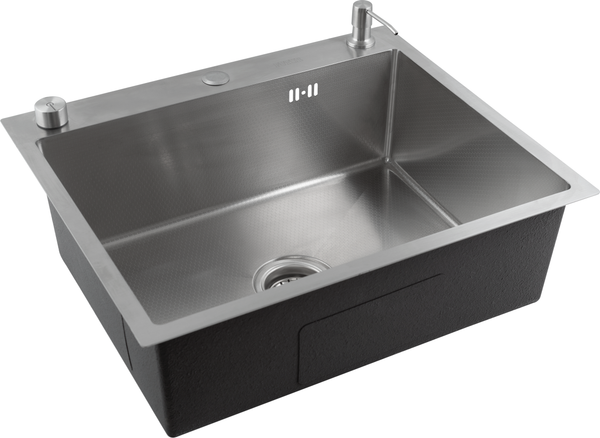 Изображение товара Мойка кухонная Futur FK 5550 Eco Embossing Pop-up Board plus (сатин)