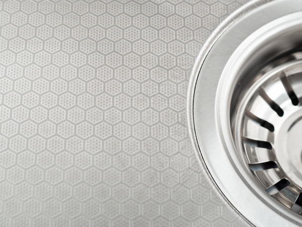 Изображение товара Мойка кухонная Futur FK 6050 Eco Embossing Pop-up Roll plus (сатин)