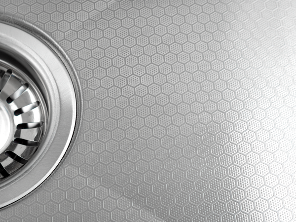 Изображение товара Мойка кухонная Futur FK 6050 Eco Embossing Pop-up Standart (сатин)