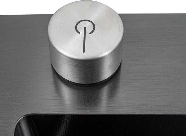 Изображение товара Мойка кухонная Futur FK 5550 Eco Embossing Pop-up Board plus (черный нано)