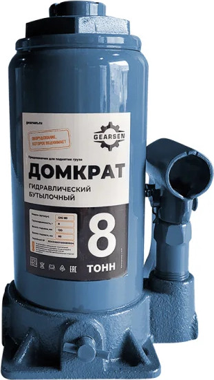 Изображение товара Бутылочный домкрат Gearsen GHJ 80 (8т)