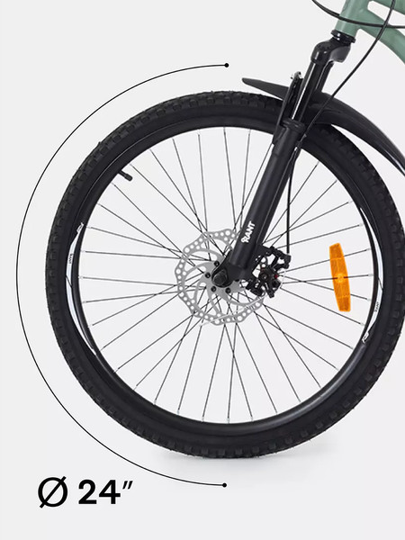 Изображение товара Велосипед Rant Spectrum 24 (оливковый, разобранный, в коробке)